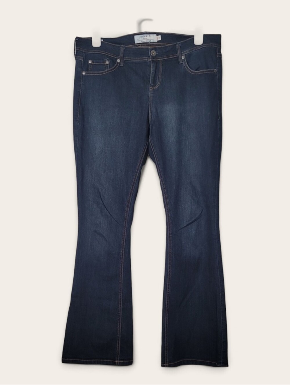 Torrid Dark Indigo Flare Jeans